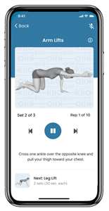 Kiio's personalized exercise therapy and interactive virtual coaching is easy for members to follow and empowers them to find musculoskeletal pain relief.
