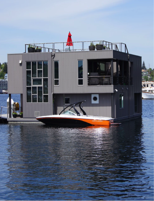 Check Out This Floating Cube House