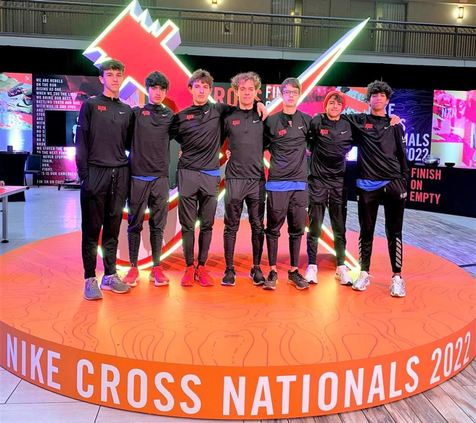 The Belen Jesuit boys’ cross-country team finished 14th at Nike Cross Nationals.