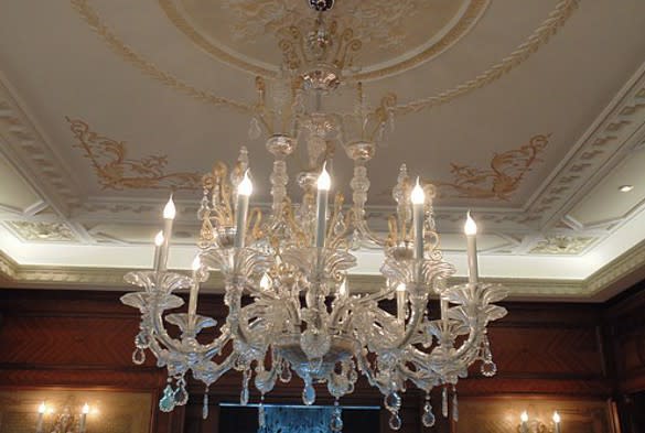 A chandelier