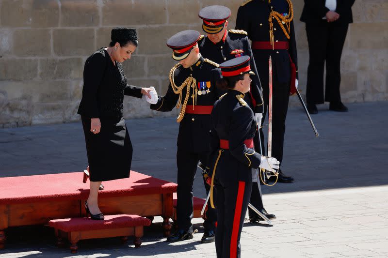 Myriam Spiteri Debono is sworn in as President of Malta in Valletta