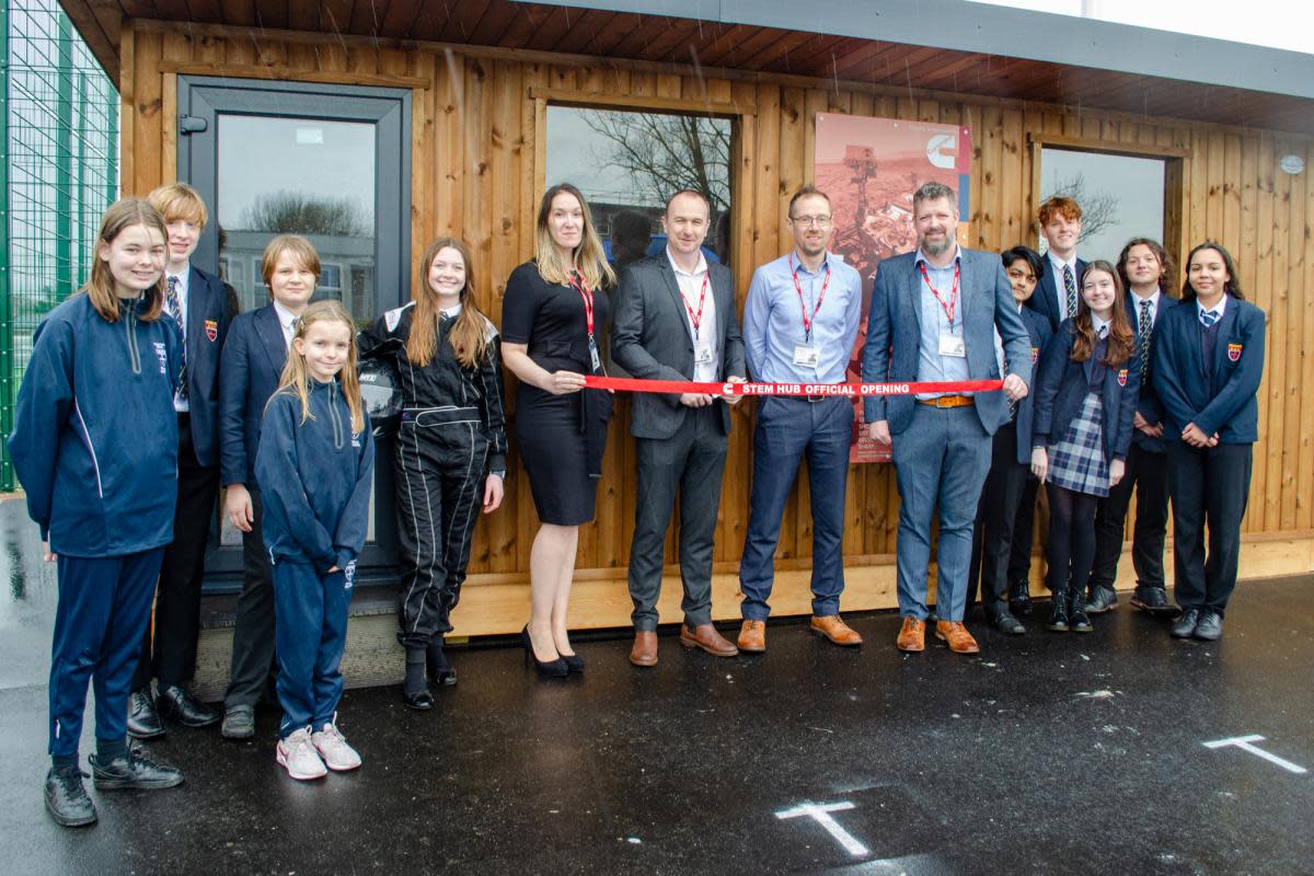Egglescliffe School, Stockton-on-Tees has celebrated the launch of a new dedicated STEM learning facility supported by Cummins <i>(Image: Cummins)</i>