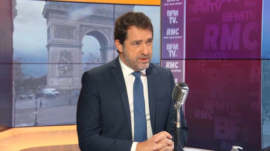 Christophe Castaner sur notre plateau.  - BFMTV