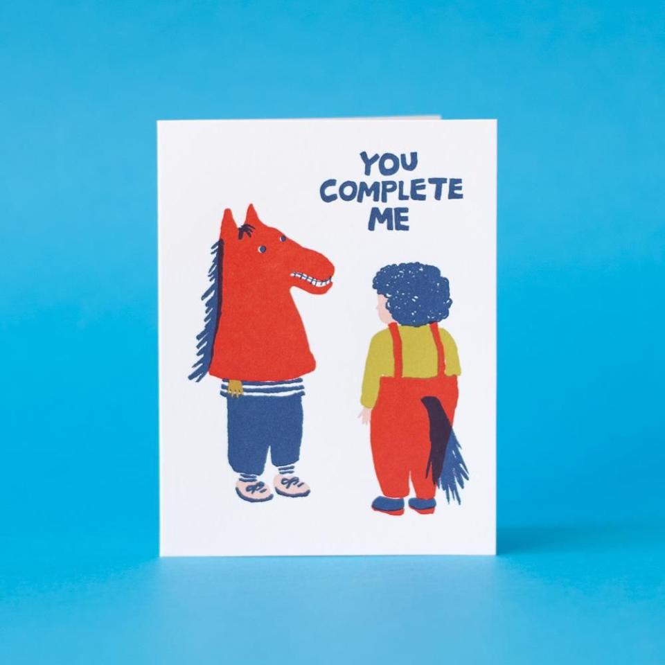 You Complete Me Card