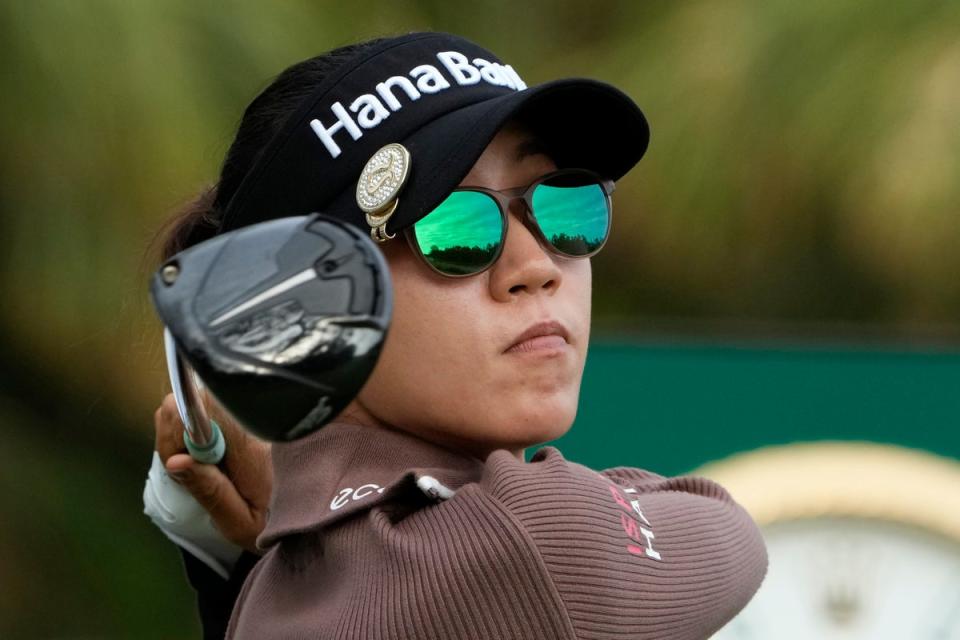 Lydia Ko consolidated her lead at the halfway mark of the CME Group Tour Championship after shooting the second round’s best score of 66 (Lynne Sladky/AP) (AP)