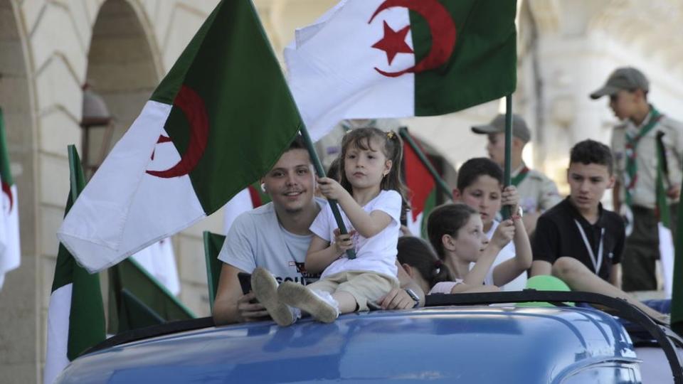 The 61st independence anniversary parade of Algeria held on July 04, 2023 in Algiers, Algeria