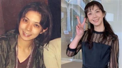 47歲的藤貴子與26歲時的照片幾乎一模一樣。（圖／翻攝自Instagram）