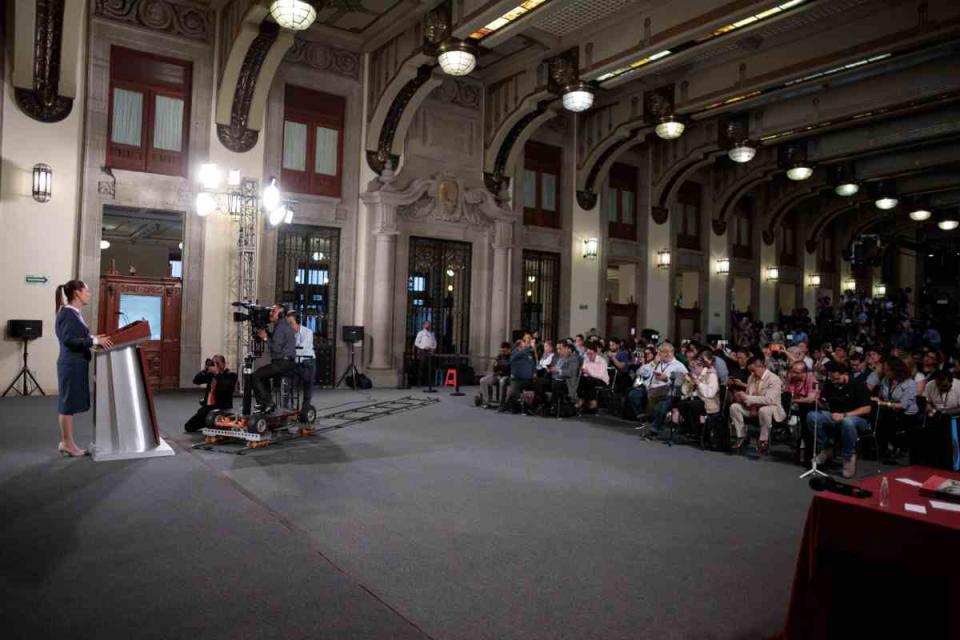 sheinbaum conferencia palacio nacional