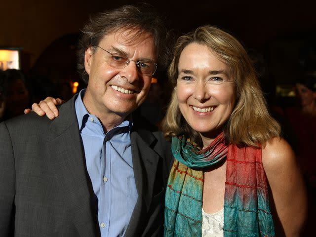 <p>Neilson Barnard/Getty </p> Andrew Cockburn and Leslie Cockburn at the "American Casino" screening after party on April 26, 2009 in New York City.
