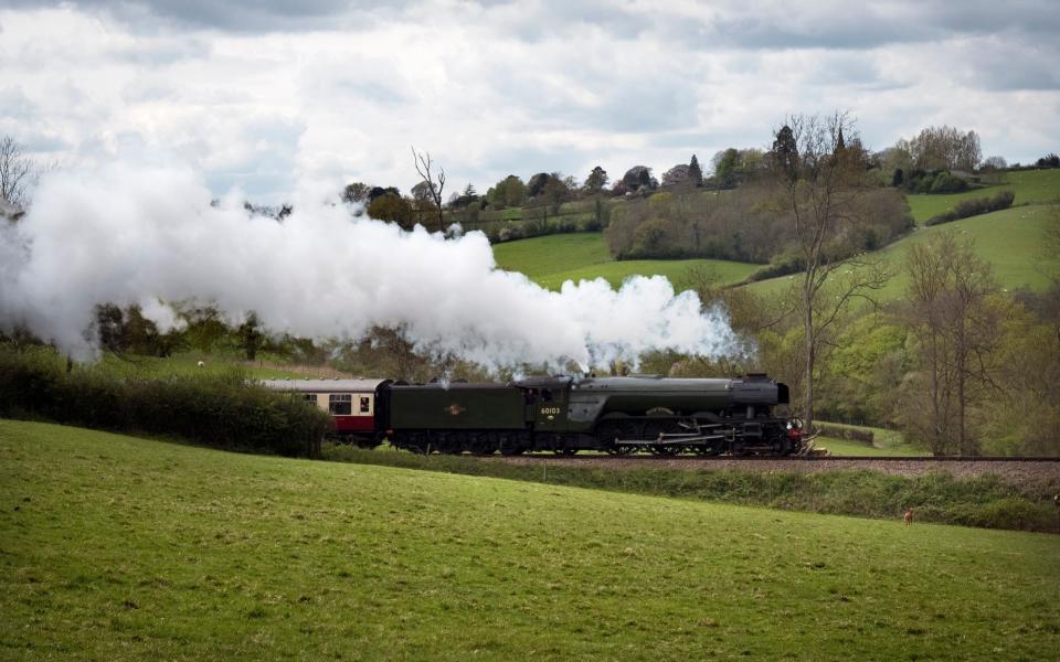 flying scotsman - Credit: Christopher Pledger for the Telegraph