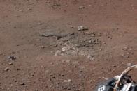 La superficie de Marte, fotografiada el viernes 17 de agosto por el robot de la NASA Curiosity. La temperatura en el cráter marciano Gale, donde se posó con éxito el Curiosity el 5 de agosto y cuyo paisaje "parece el de Arizona", superó los 0 grados Celsius, informó el viernes el jefe de la misión. (AFP/Nasa/Jpl-Caltech/Msss | )