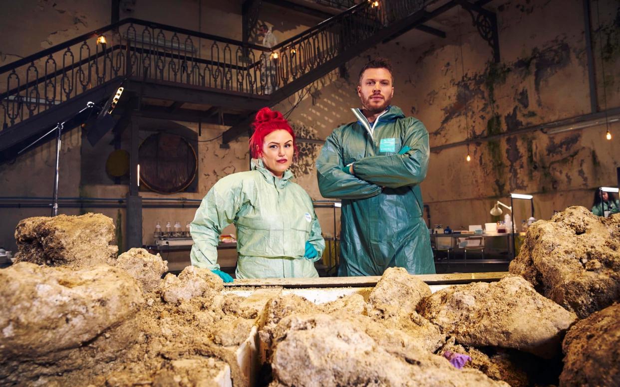 Carla Valentine and Rick Edwards take charge in the new Channel 4 documentary - (Channel 4 images must not be altered or manipulated in any way)Channel 4 Picture Publicity, Horsef