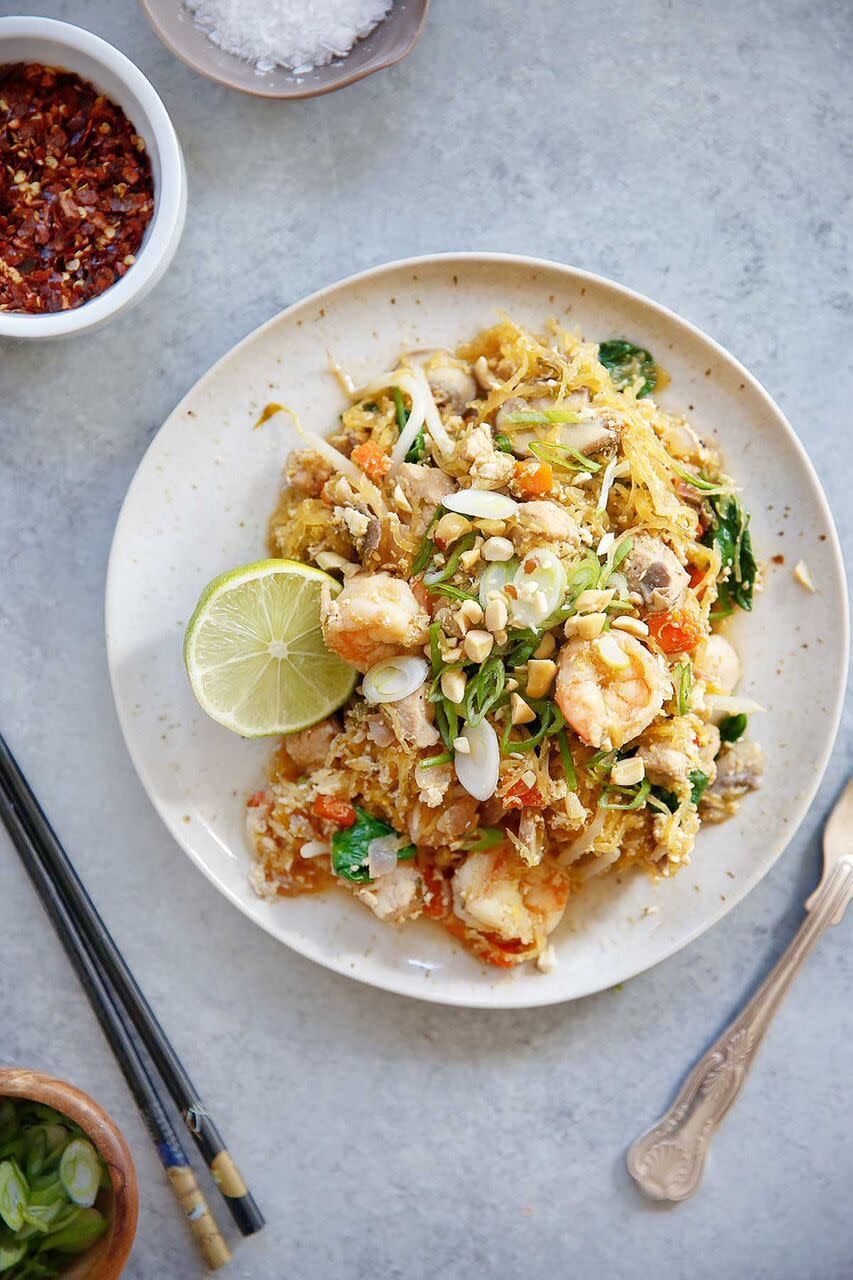 Spaghetti Squash Pad Thai