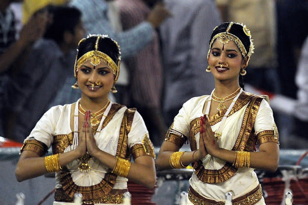 Cheerleaders and Celebrities at IPL-5