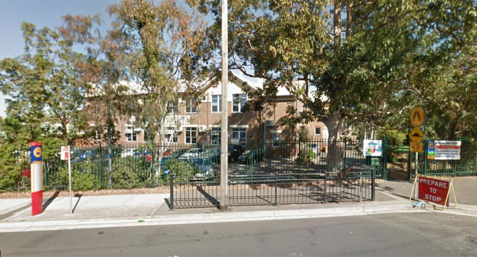 The incident occurred at the polling place at Bankstown Public School.