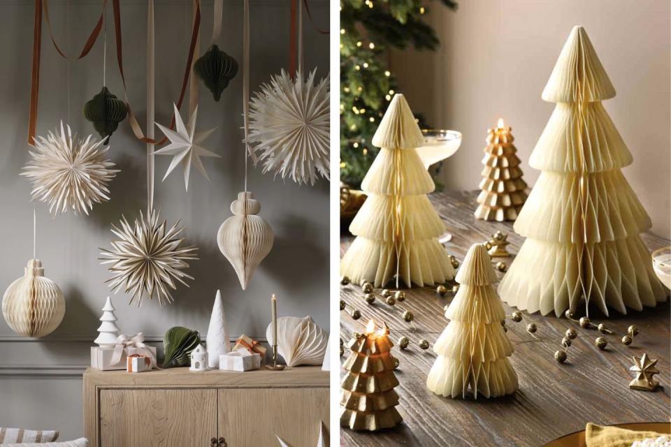 christmas bedroom decor paper decorations