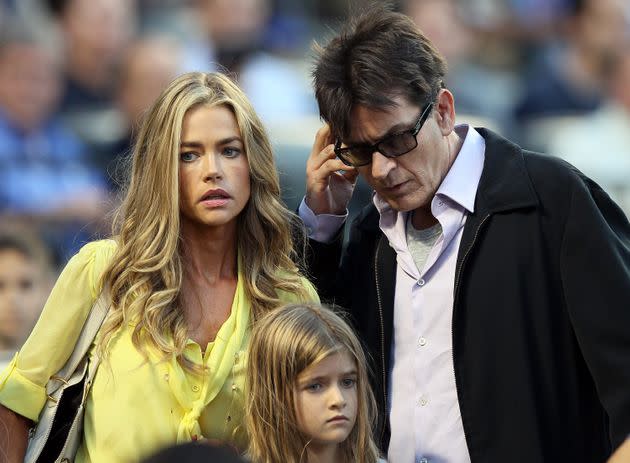 Richards and Sheen have co-parented their children since their split. (Photo: Elsa via Getty Images)
