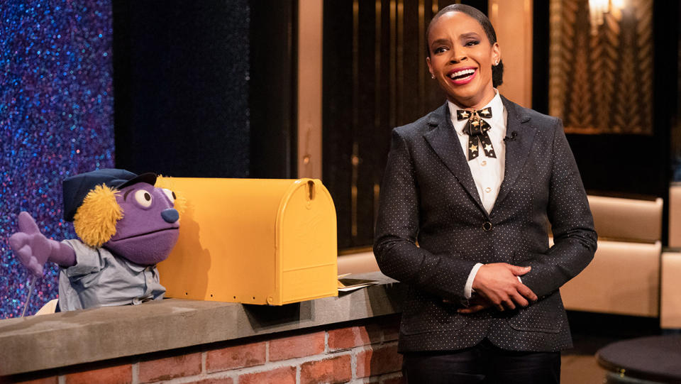 Amber Ruffin on 'The Amber Ruffin Show.'