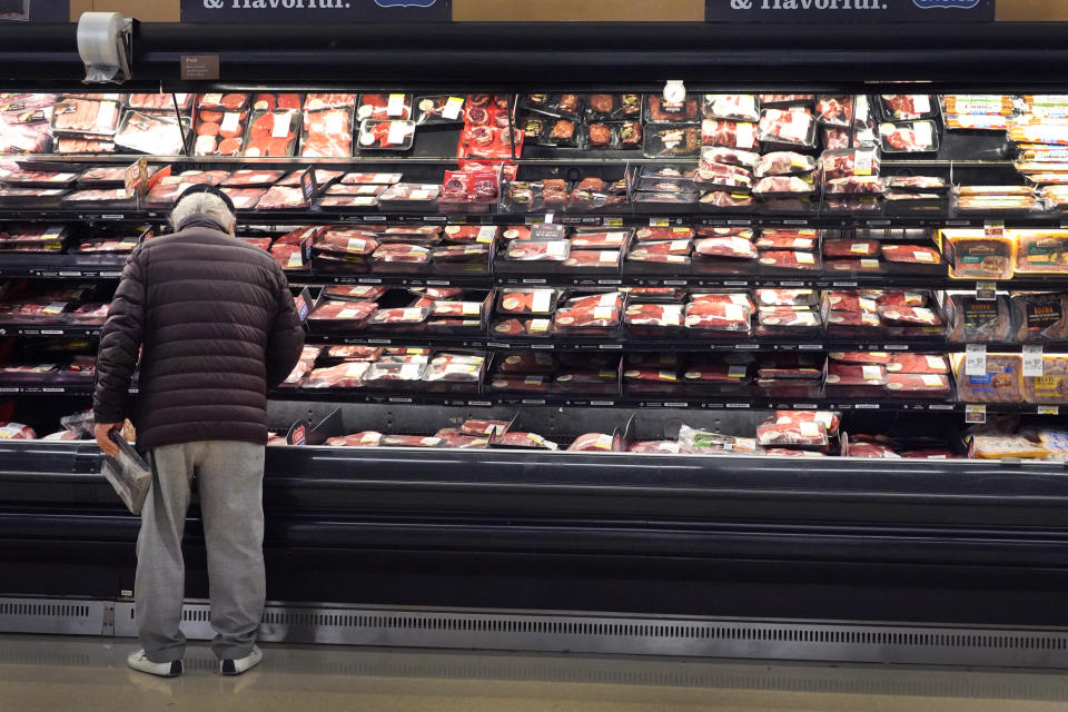 CHICAGO, ILLINOIS - OCTOBER 13: Meat products are offered for sale at a grocery store on October 13, 2022 in Chicago, Illinois. According to government data released today, the food at home index, a measure of grocery store prices, increased 0.7% in September from the month prior and saw a 13% increase over the last year. (Photo by Scott Olson/Getty Images)