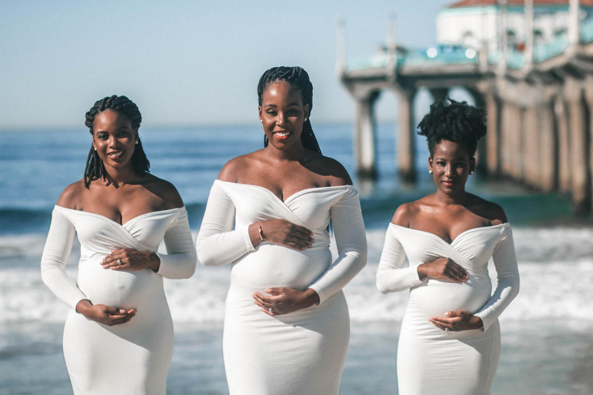 These 3 sisters are having babies at the same time