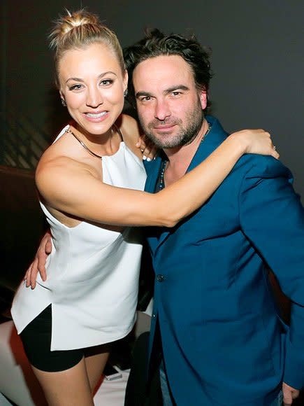 Kaley Cuoco & Johnny Galecki