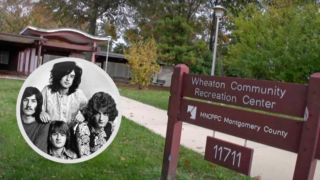  Led Zeppelin in 1969, and the Wheaton Community Center. 