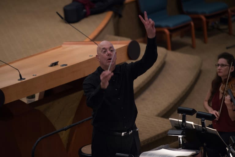 Bard College President Leon Botstein, shown here conducting his American Symphony Orchestra, is a music scholar who is helping to revive little-known Dvorak opera "Dimitrij"