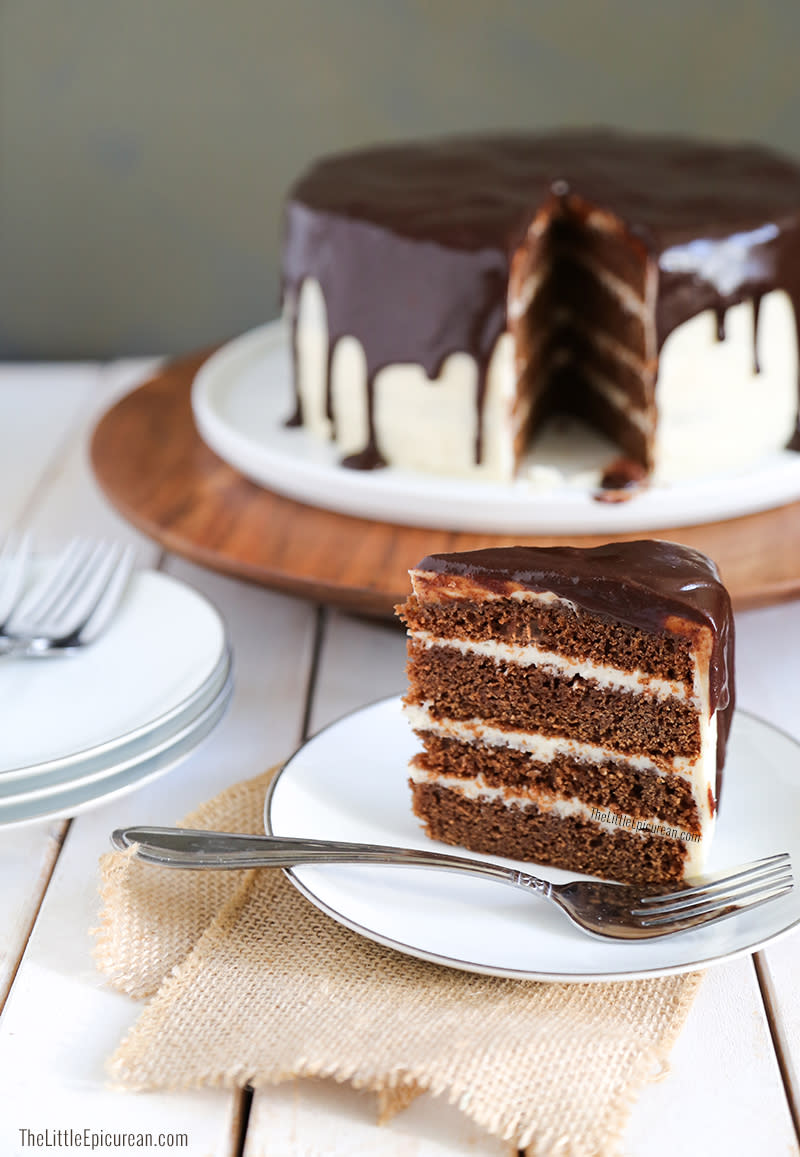 Irish Whiskey and Stout Chocolate Cake