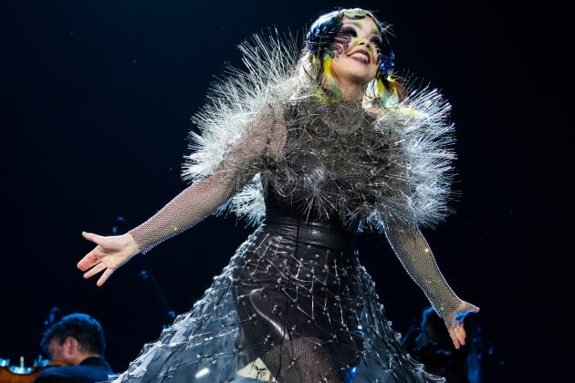 Bjork Performs At The 2023 Coachella Valley Music And Arts Festival Weekend 1 - Credit: Santiago Felipe/Getty Images