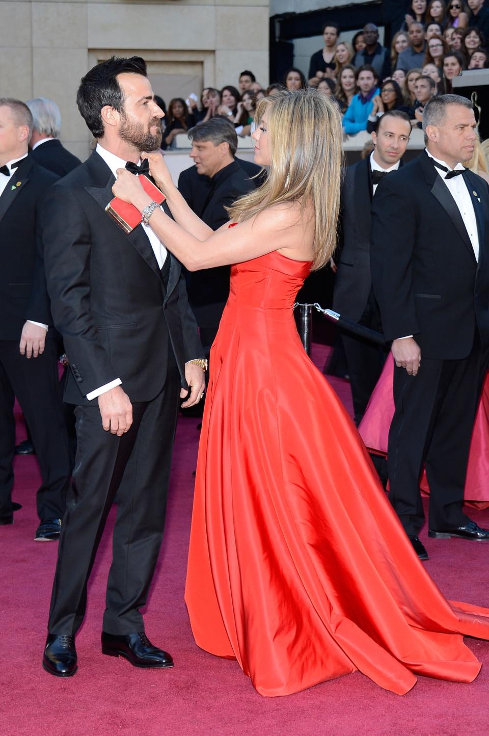 Jennifer Aniston and Justin Theroux 2013 Oscars