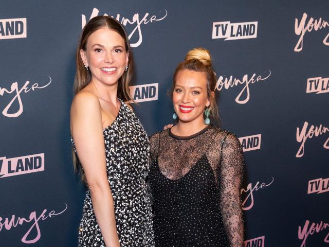 Sutton Foster and Hilary Duff