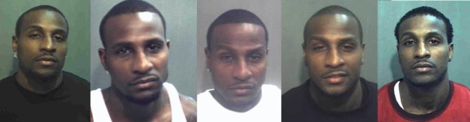 <div class="inline-image__caption"><p>Jackson, who has a long rap sheet, is pictured here in mugshots from 2008 to 2014.</p></div> <div class="inline-image__credit">Orange County Corrections Department</div>