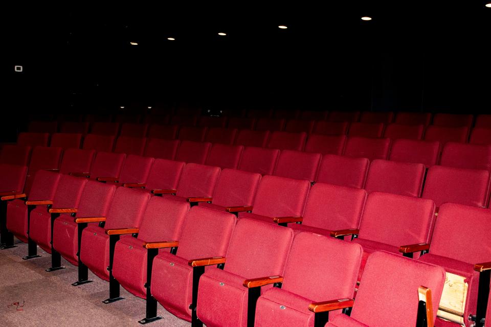 Empty theatre seats face the front stage, Wednesday, June 2, 2021 at the Civic Theatre of Greater Lafayette in Lafayette.