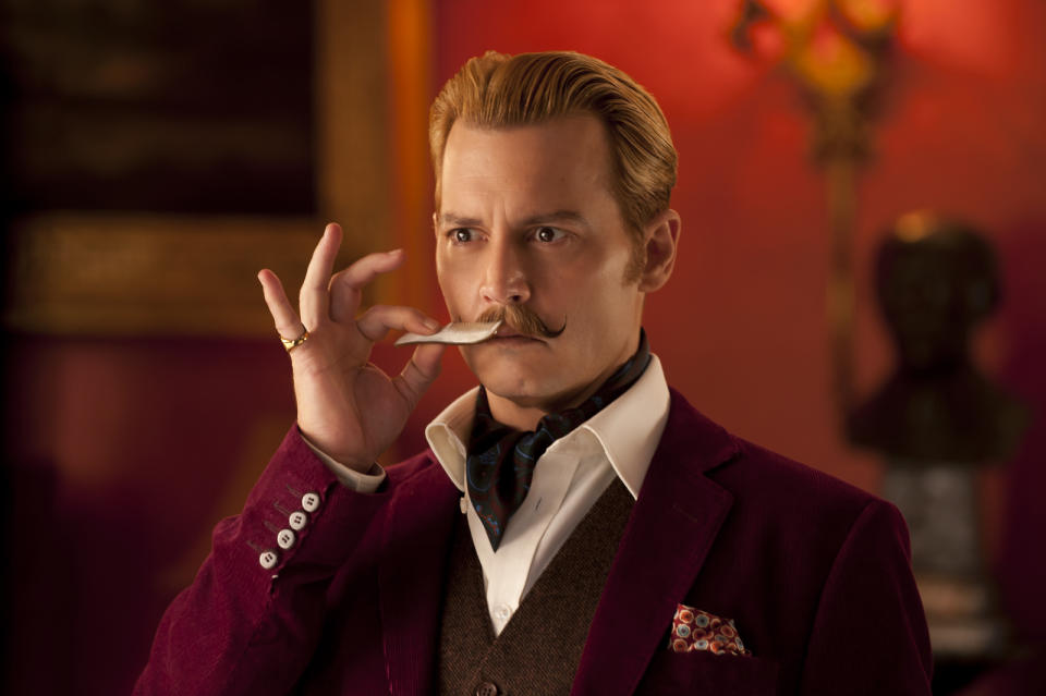 Johnny Depp dans Charlie Mortdecai