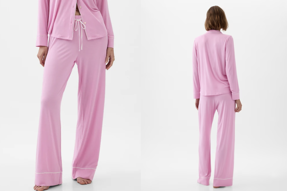These cute, comfy Gap PJ pants look a lot more expensive than they are.
