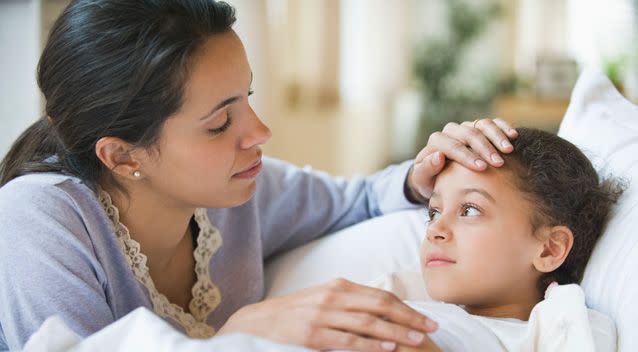 Queensland Health has started advising parents to keep theri children at home if they start to show symptoms. Photo: Getty/stock image