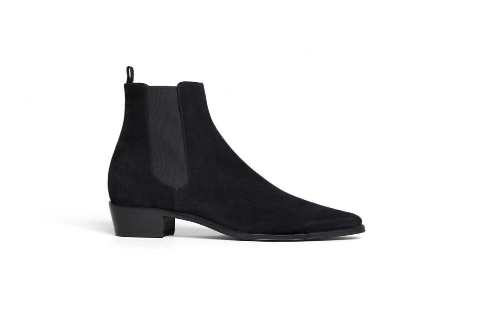 Celine Camargue boot in suede calfskin