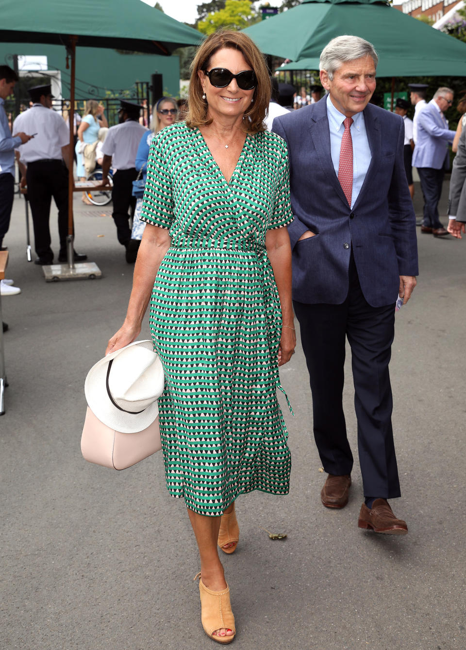 Day nine of Wimbledon 2019: Carole and Michael Middleton