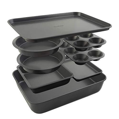 53) Elbee Home Eight-Piece Stack 'N Store Baking Set