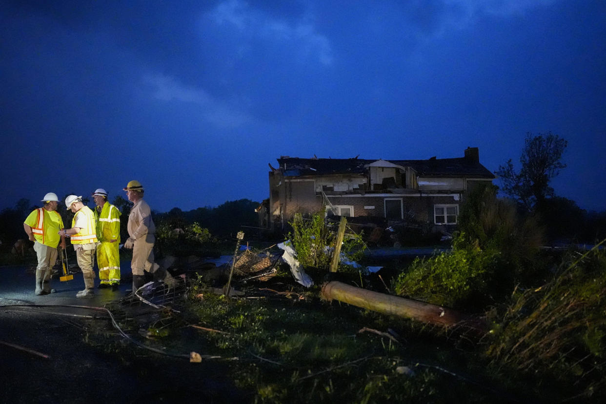 Storms kill at least three in the Southeast, as severe weather set to continue (George Walker IV / AP)