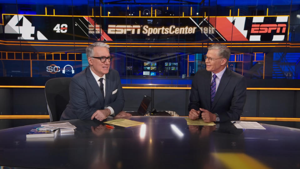  Keith Olbermann and Dan Patrick on the SportsCenter Reunion. 