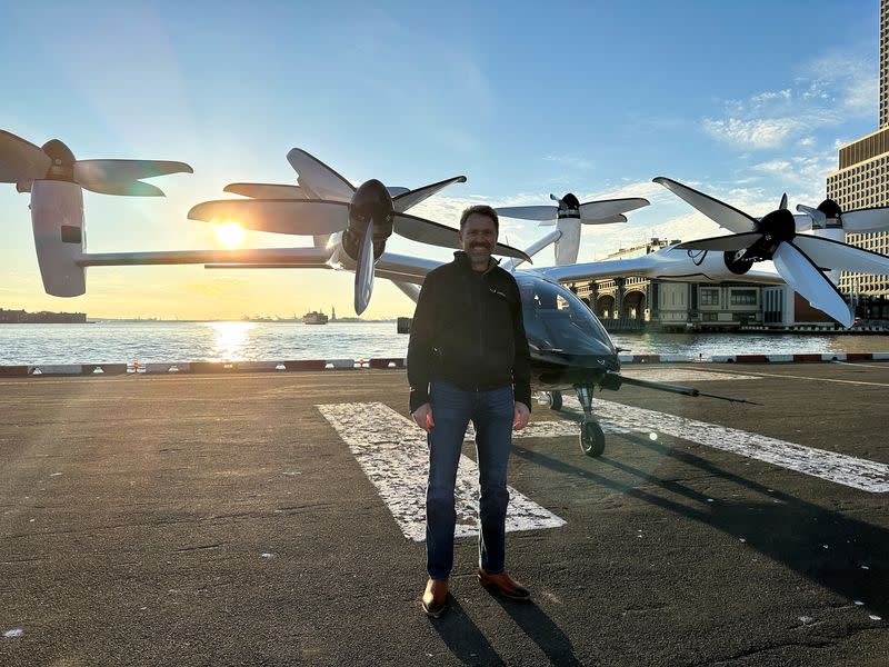 New York City's first-ever electric air taxi flight