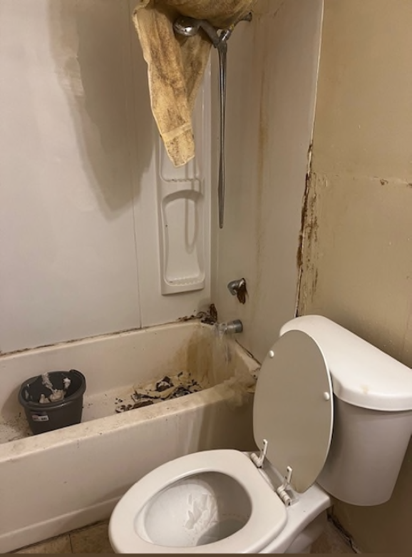 Officials from the U.S. Department of Housing and Urban Development conducted a site visit at Victory Square Apartments in Canton and found conditions that they say threaten the health and safety of tenants.