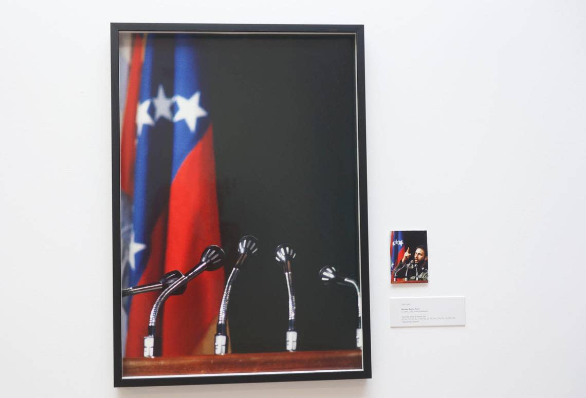 Reynier Leyva Novo’s work from the series ‘A Happy Day.’ All the images removed the figure of Fidel Castro. 