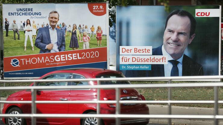 Thomas Geisel (SPD) geht mit fast acht Prozentpunkten Rückstand in die Stichwahl gegen CDU-Herausforderer Stephan Keller. Foto: dpa