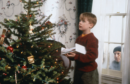 Macaulay Culkin as Kevin McCallister in "Home Alone".