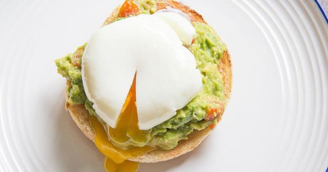 Green Chile Avocado Eggs Benedict - Cooking for Keeps