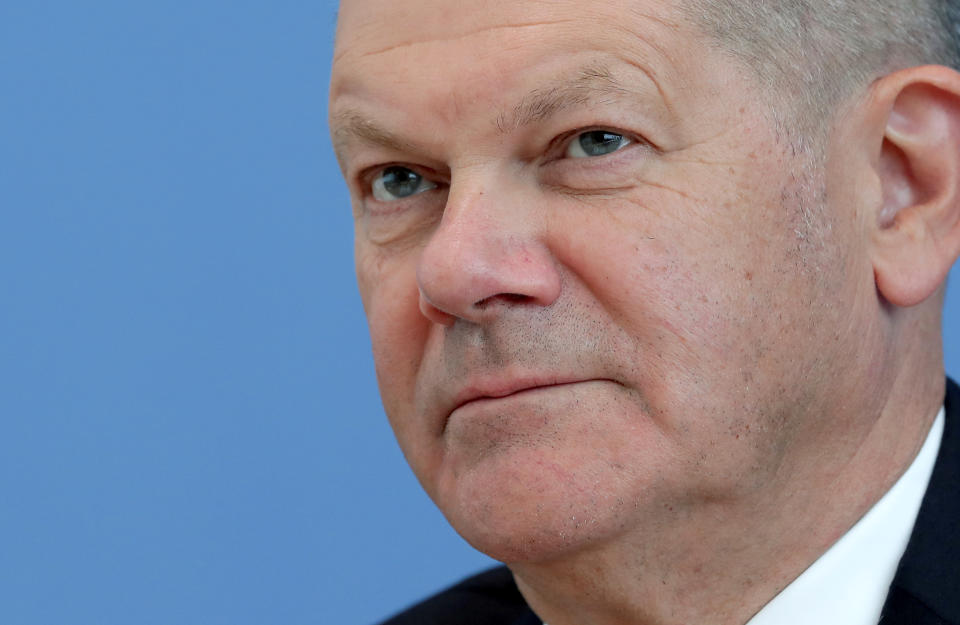 Ausgerechnet der: Olaf Scholz erlebt in der Krise einen Höhenflug (Bild: Michael Sohn/Pool via Reuters)