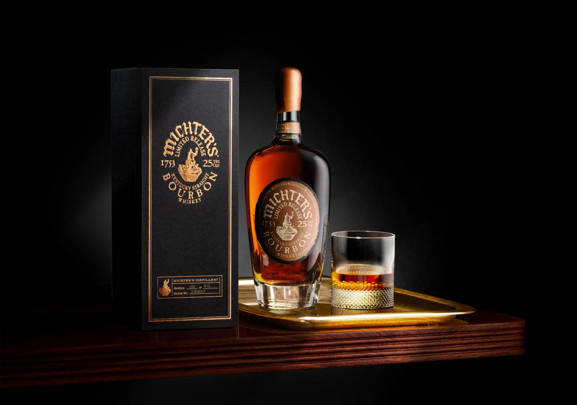 Michter’s 25 Year Bourbon is a 116.2-proof offering with a suggested retail price of $1,500 but you’ll be lucky to find it at that price. J SPRECHER