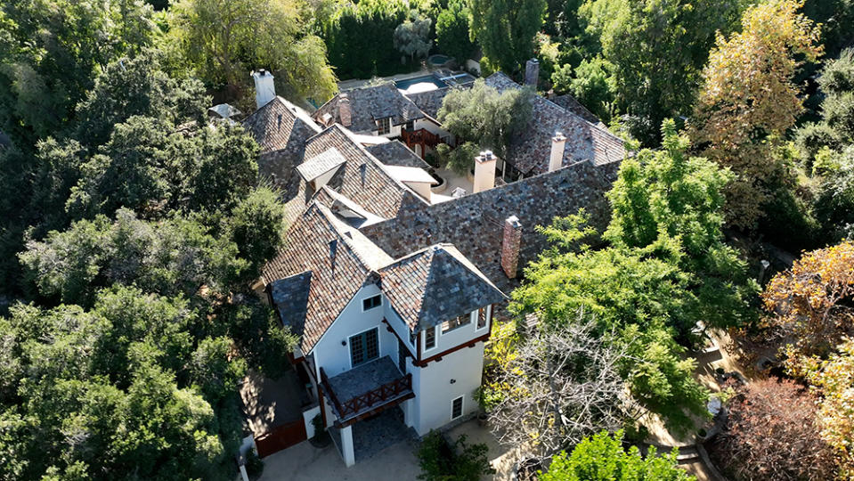 One of the four homes at 17407 Rancho Street in Encino, California.